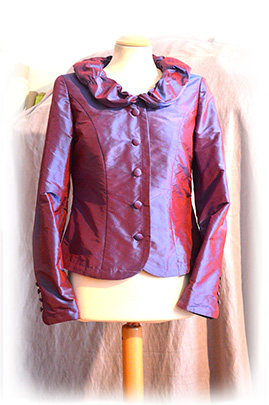 Jacke aus Doupion Seide